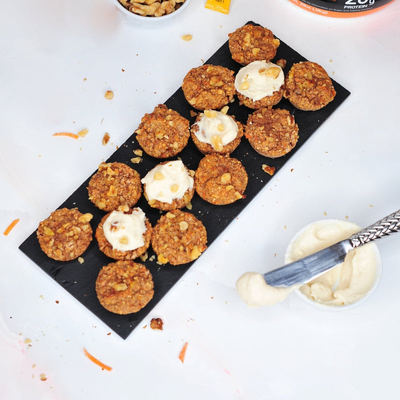 Carrot Cake Mini Muffins - Devotion Nutrition