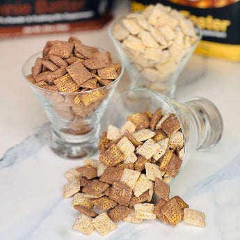 Chocolate Banana Protein Muddy Buddies / Puppy Chow - Devotion Nutrition