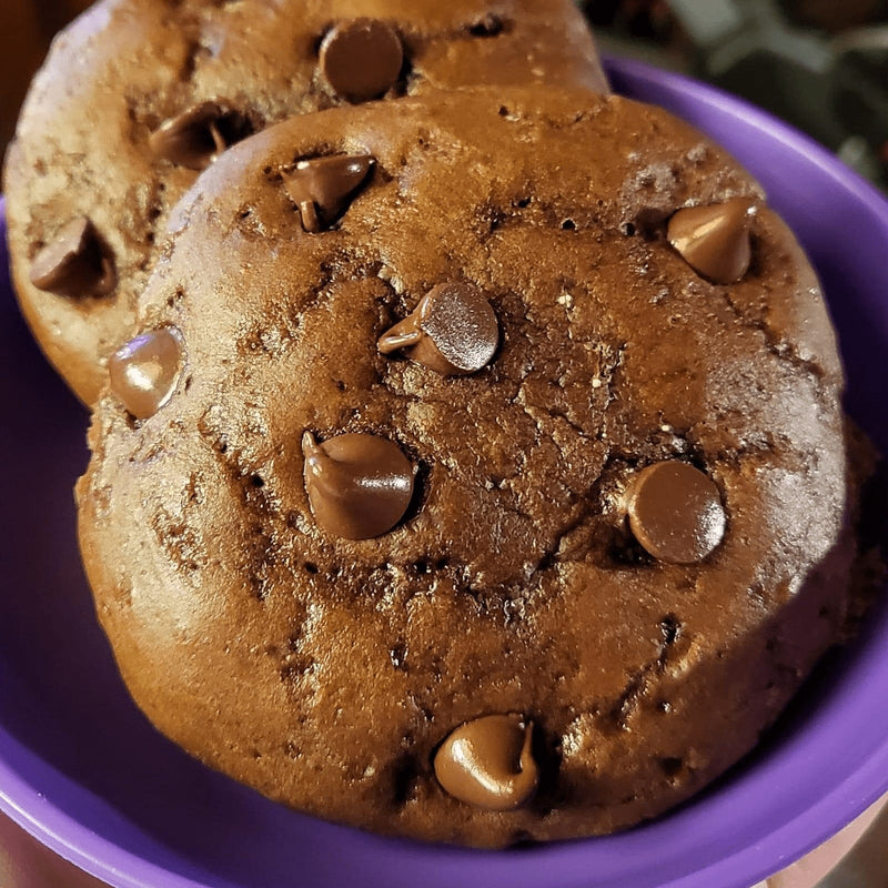 Chocolate Chocolate Chip Protein Cookies - Devotion Nutrition