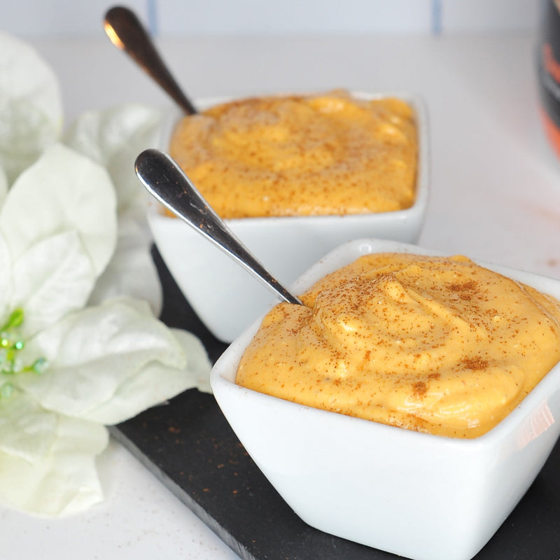 Cinnamon Pumpkin Cheesecake Pudding or Dip - Devotion Nutrition