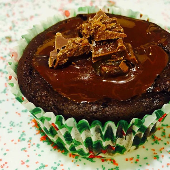 Double Chocolate Sea Salt Caramel Cupcakes - Devotion Nutrition