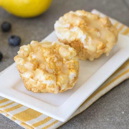 Iced Angel Food Cake Fluffovers