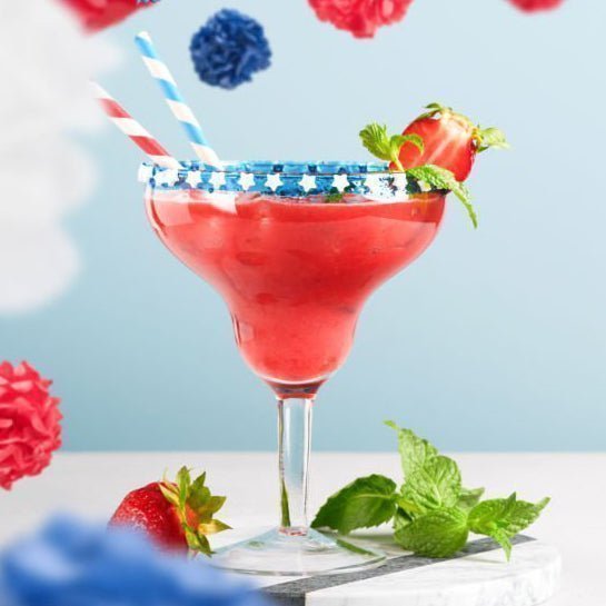 Frozen Strawberry Daiquiri Mocktail - Devotion Nutrition