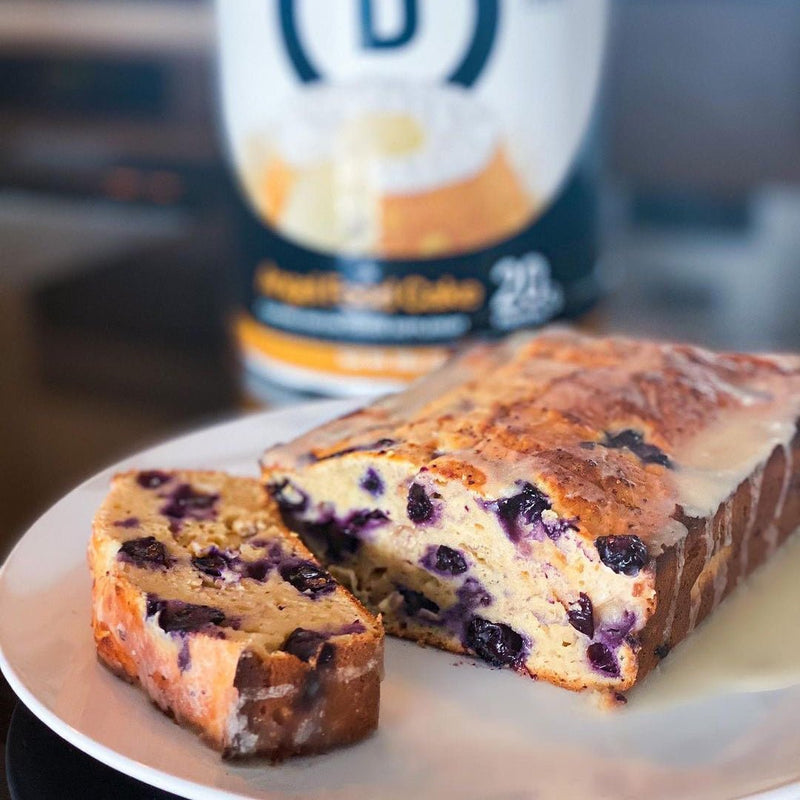 Healthier Blueberry Cream Cheese Loaf - Devotion Nutrition
