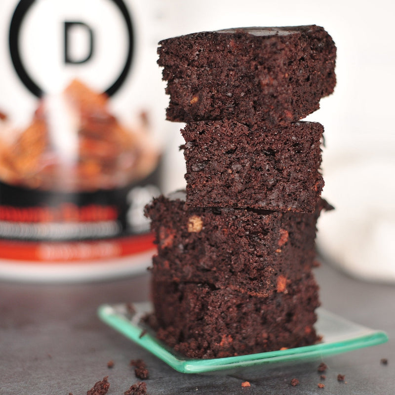 Healthier Devil's Food Brownies - Devotion Nutrition