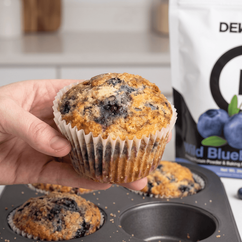 Jumbo Blueberry Muffins - Devotion Nutrition