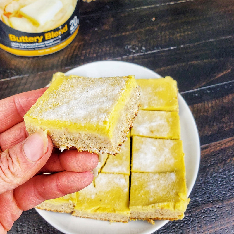 Lemon Shortbread Bars - Devotion Nutrition