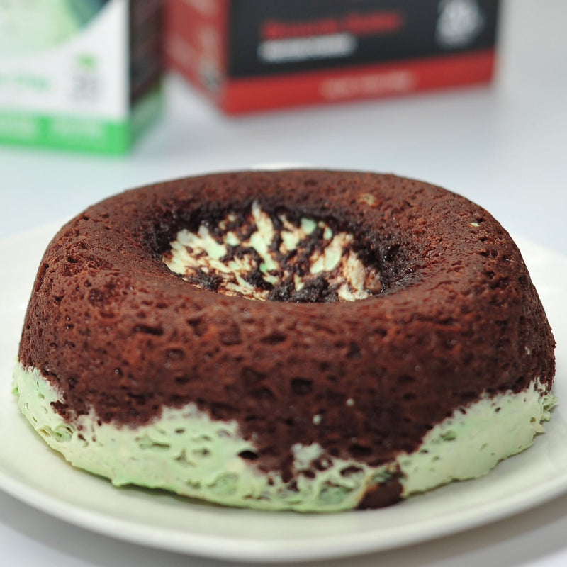 Mint Molten Microwave Lava Cake - Devotion Nutrition