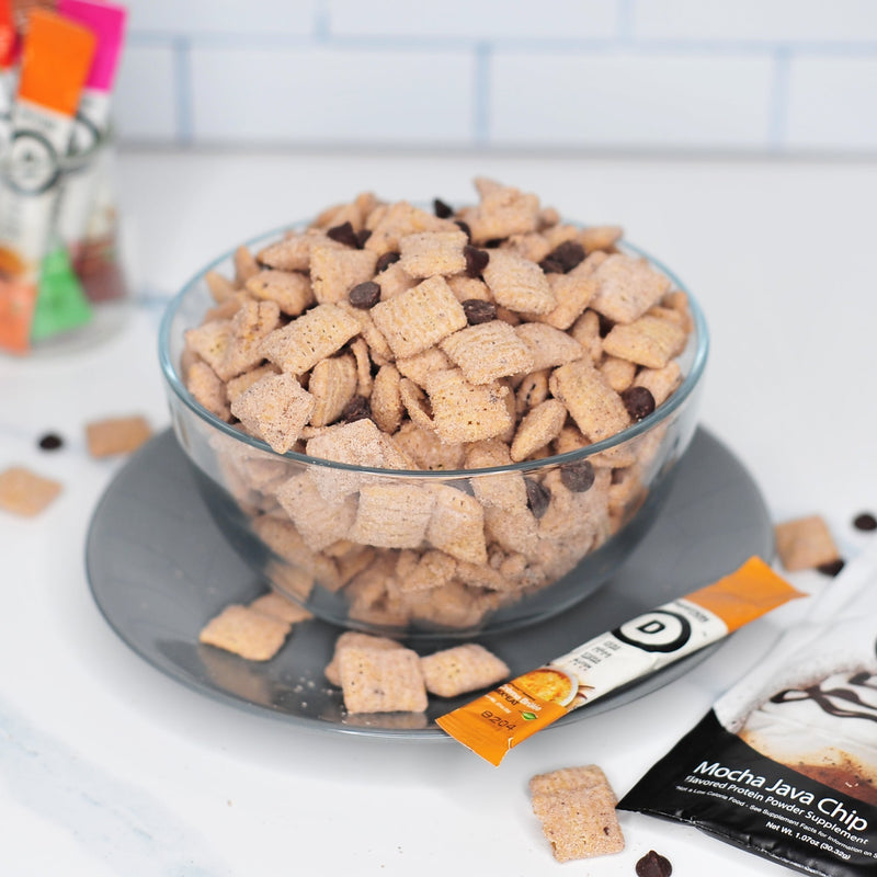Mocha Java Chip Muddy Buddies (Protein Puppy Chow) - Devotion Nutrition