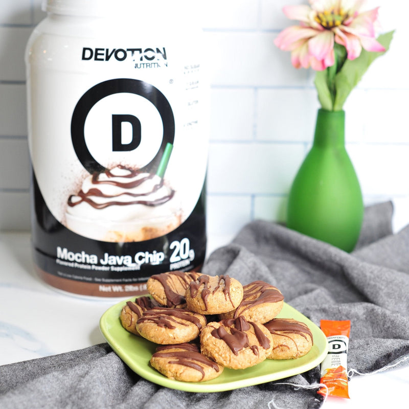 Mocha Java Chip No Bake Cookie Bites - Devotion Nutrition