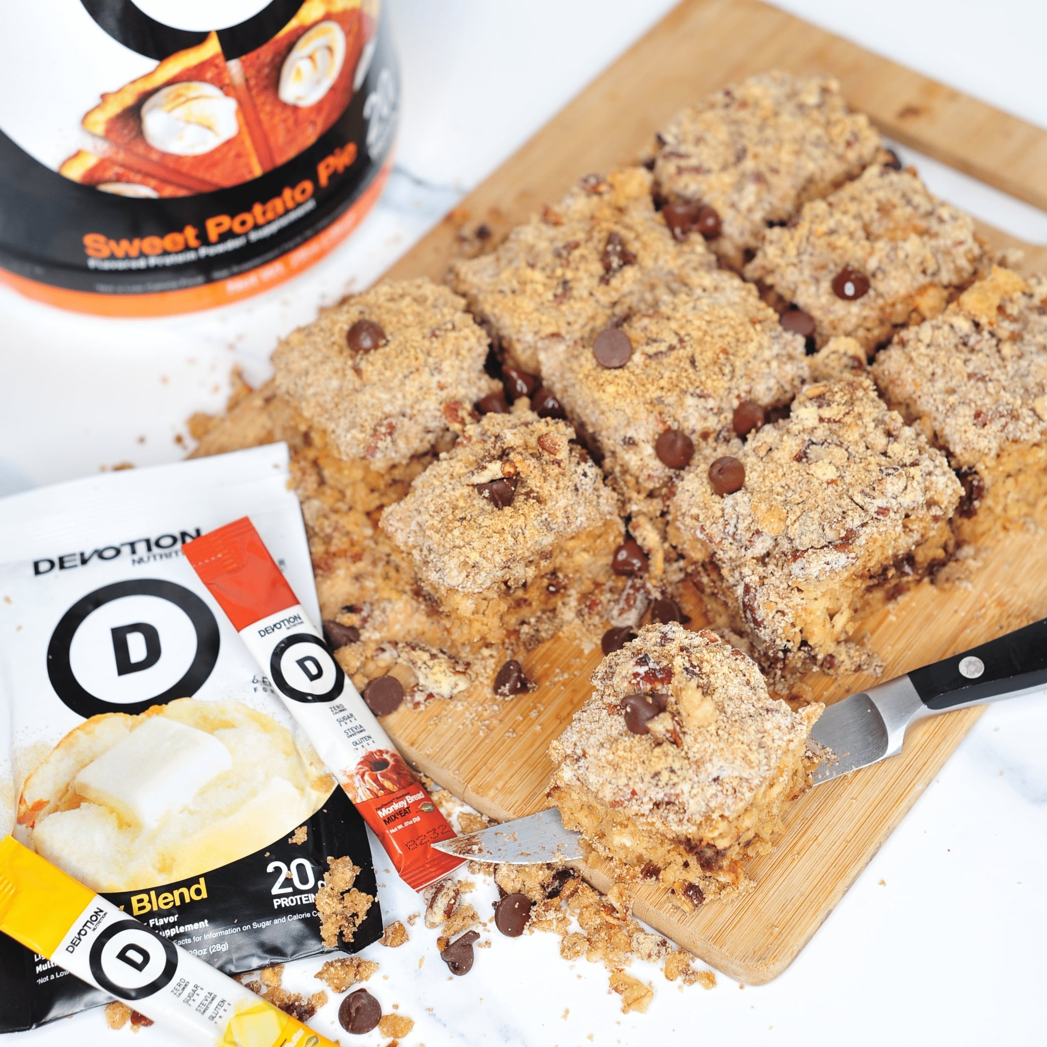 Monkey Bars with Buttery Blend Crumble (Big Batch) - Devotion Nutrition