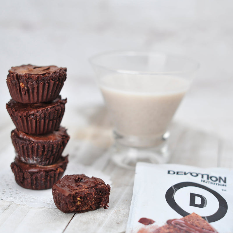 No Bake Brownie Batter Bites - Devotion Nutrition