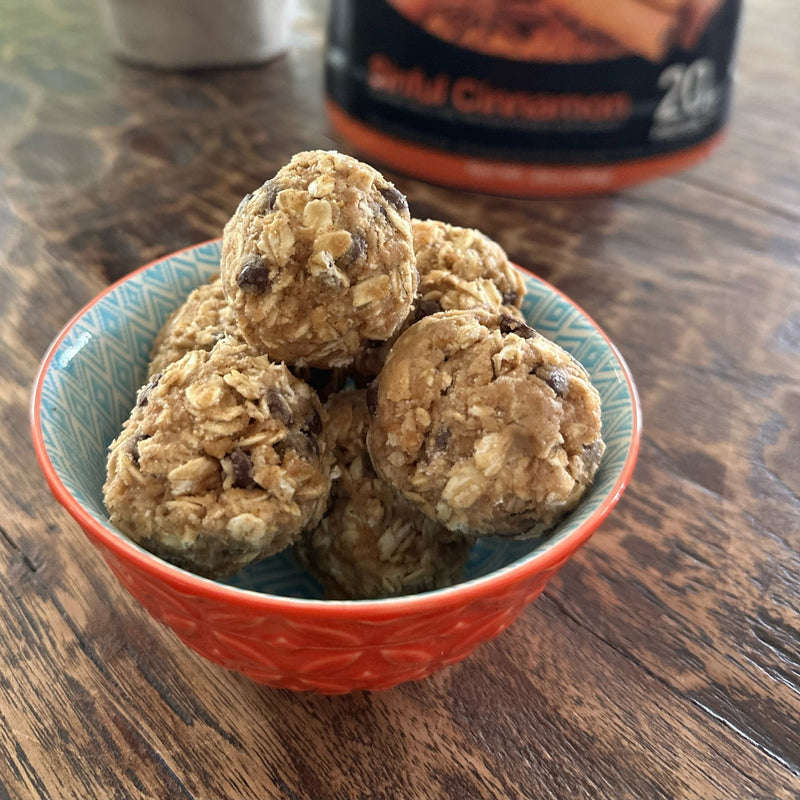 No Bake Protein Cookie Dough Balls - Devotion Nutrition