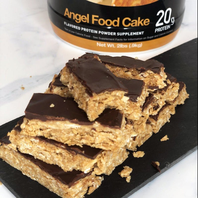 No-Bake Protein Peanut Butter Oat Bars - Devotion Nutrition