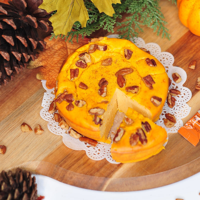 Pumpkin Pie Keto Cheesecake Minis - Devotion Nutrition