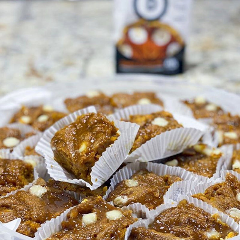 Pumpkin Pie Protein Blondies - Devotion Nutrition