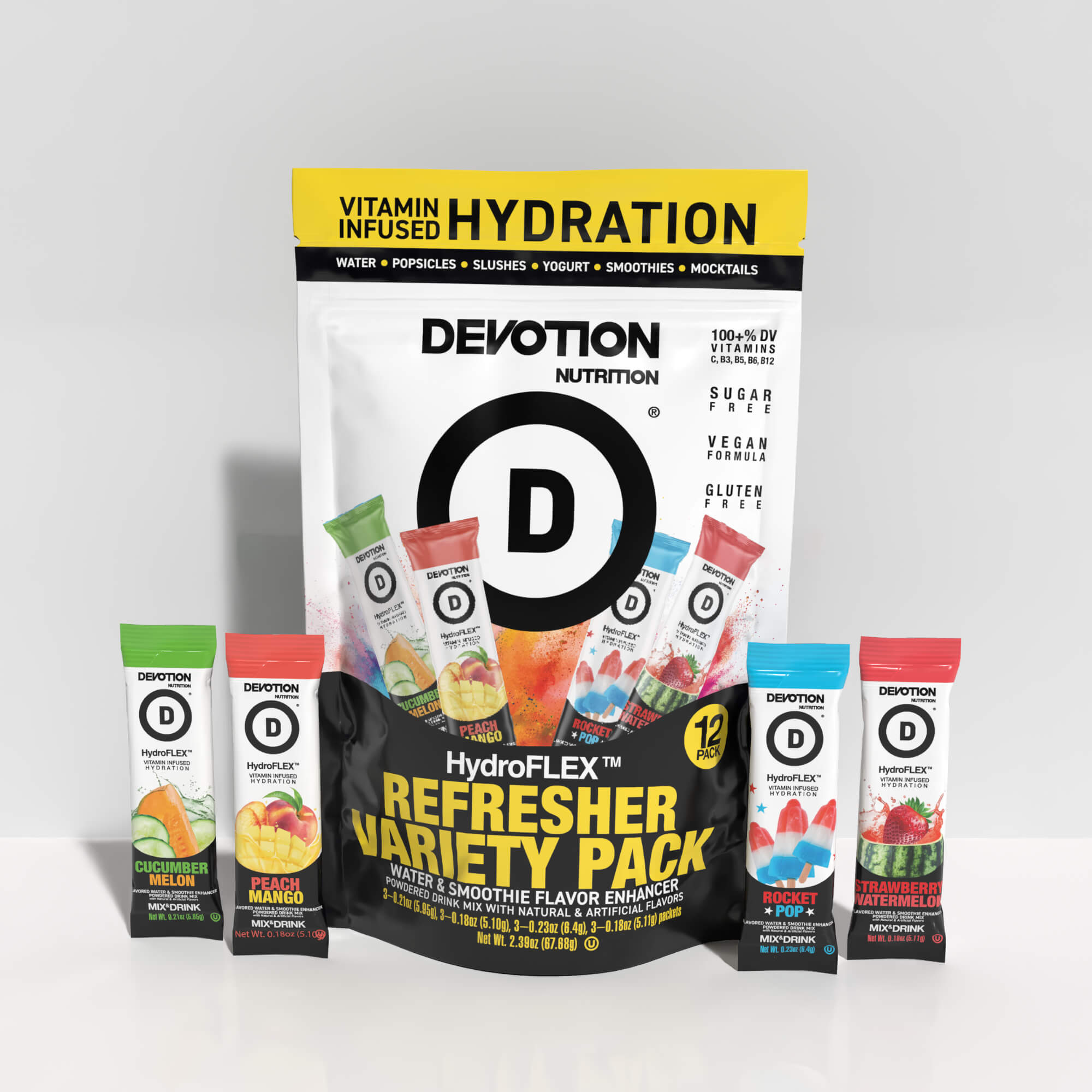 HydroFLEX™ Vitamin Infused Hydration | Refresher Variety 12-PK