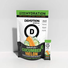 Load image into Gallery viewer, HydroFLEX™ Vitamin Infused Hydration | 12-PK Cucumber Melon
