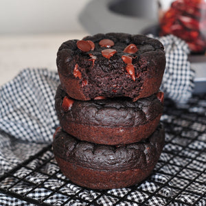 chocolate protein muffins