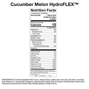 HydroFLEX™ Vitamin Infused Hydration | 12-PK Cucumber Melon