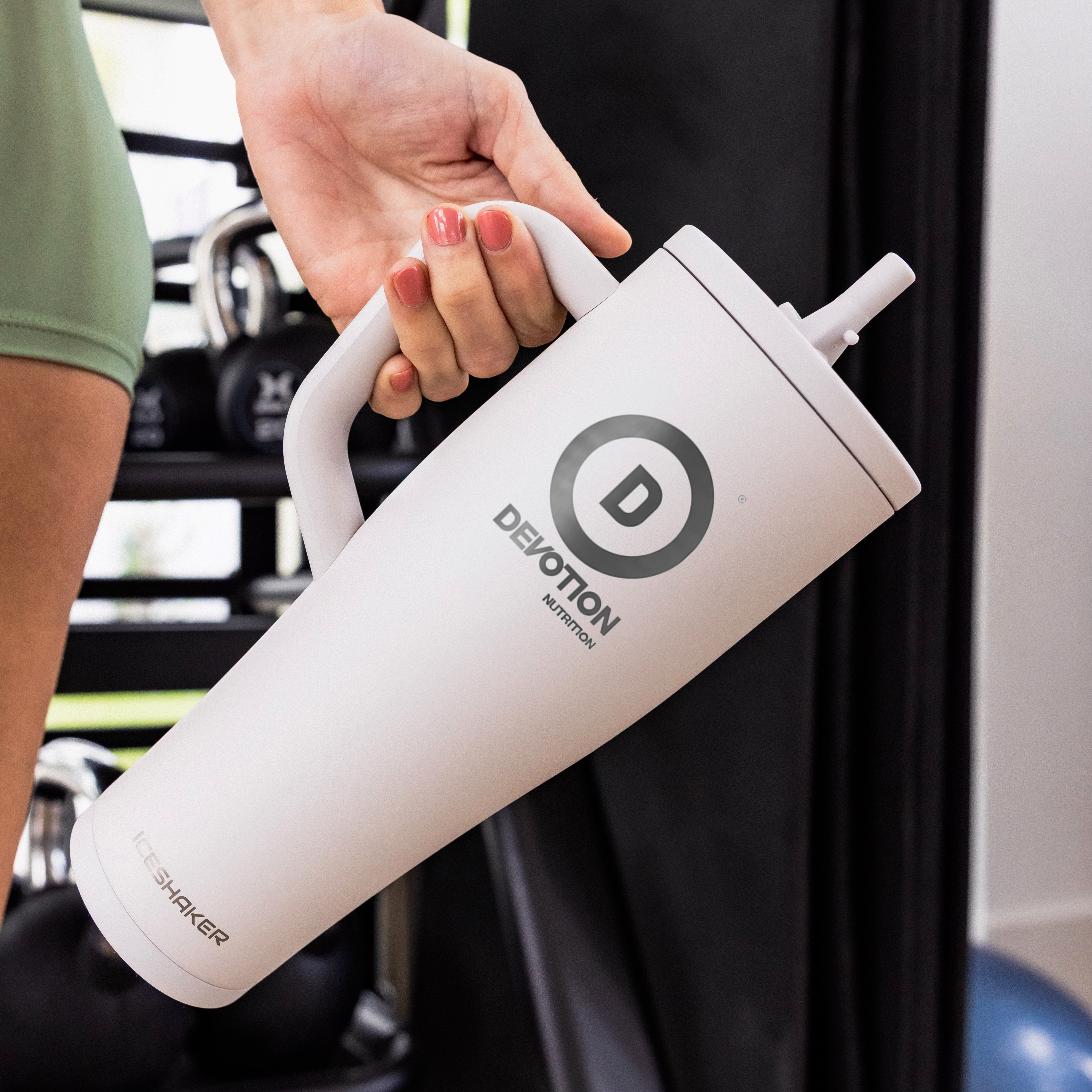 Devotion EPIC40 Stainless Steel Shaker Bottle, White