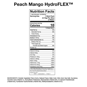 HydroFLEX™ Vitamin Infused Hydration | 12-PK Peach Mango