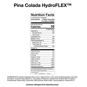 DEVOTION HYDROFLEX™ Nutrition Facts