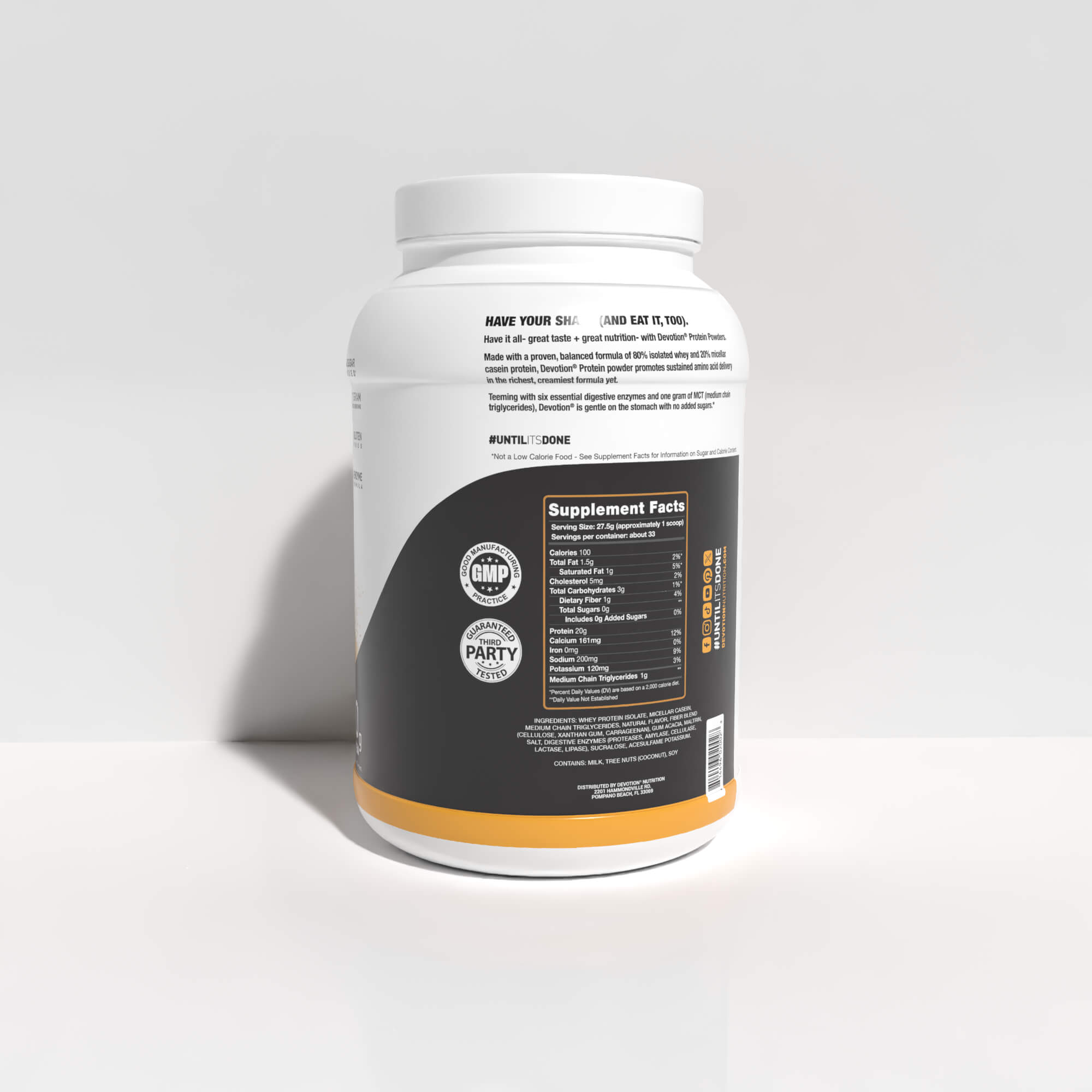 Angel Food Cake Flavor Protein, 2lb Tub - Devotion Nutrition
