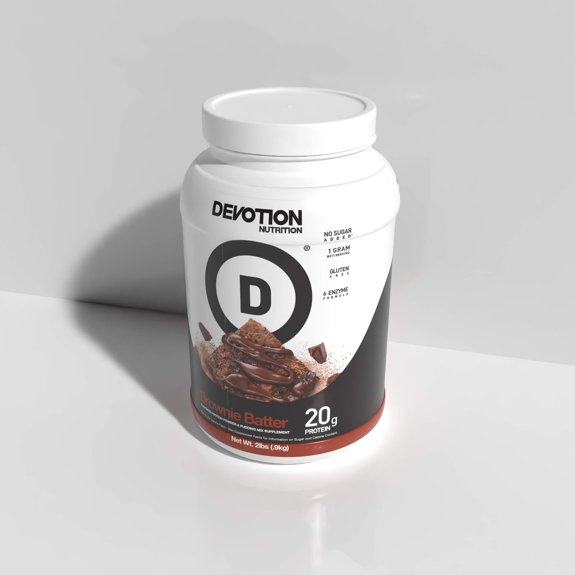 Brownie Batter Flavor Protein, 2lb Tub - Devotion Nutrition