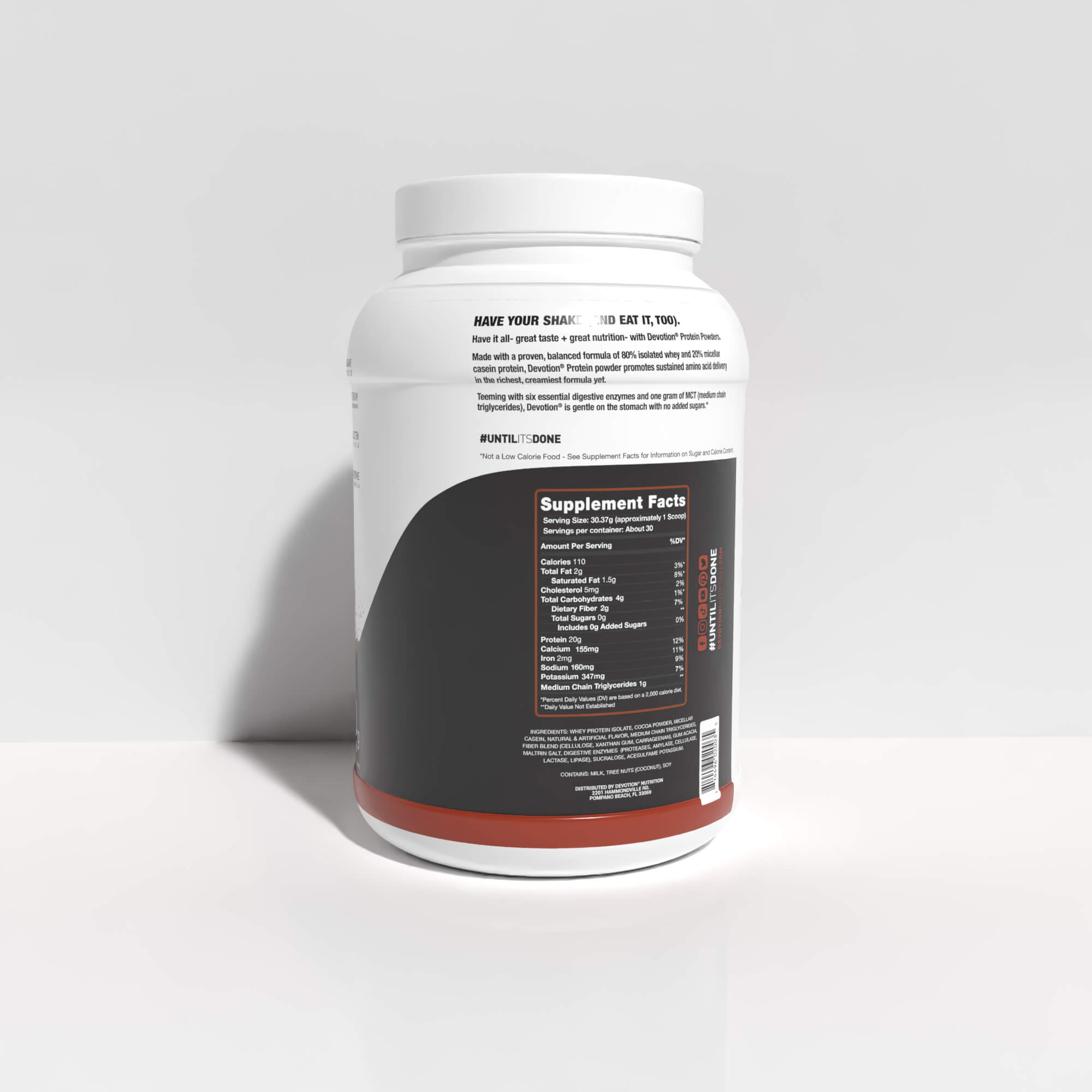 Brownie Batter Flavor Protein, 2lb Tub - Devotion Nutrition