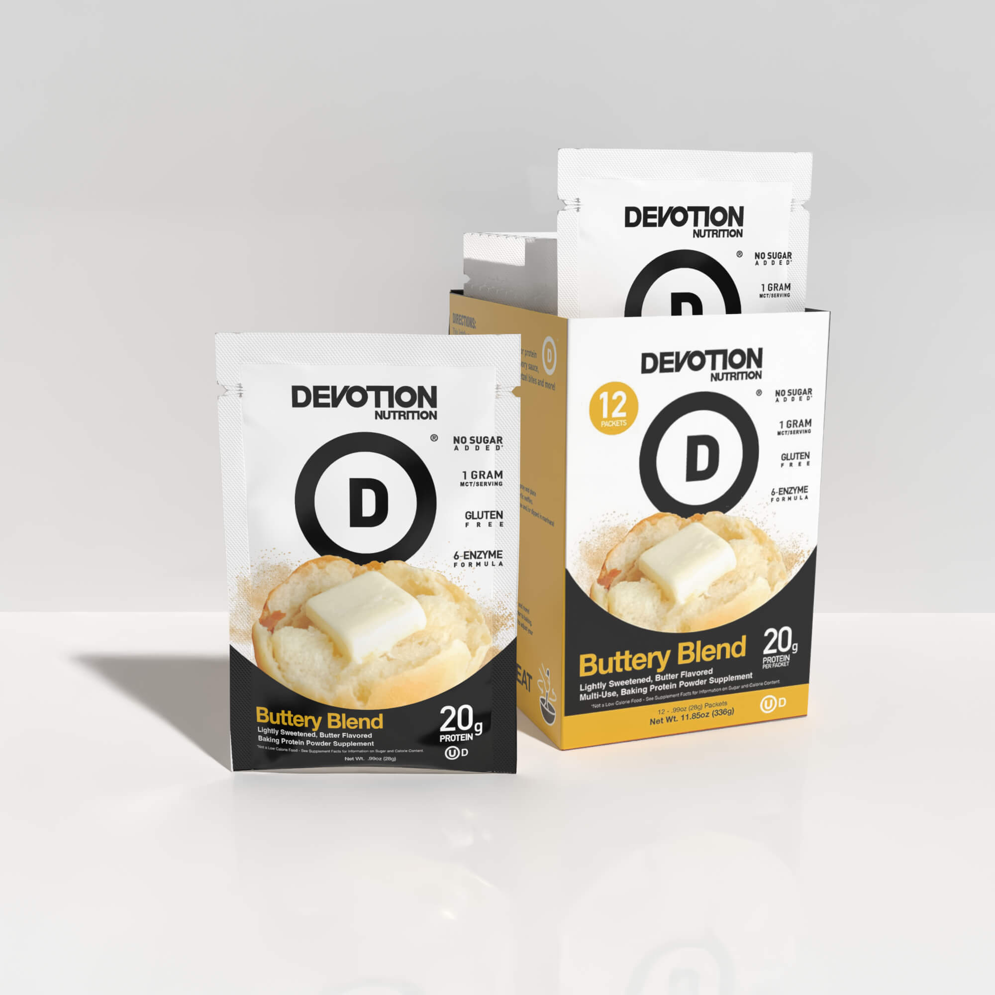 Buttery Blend Flavor Protein 12-Pack - Devotion Nutrition