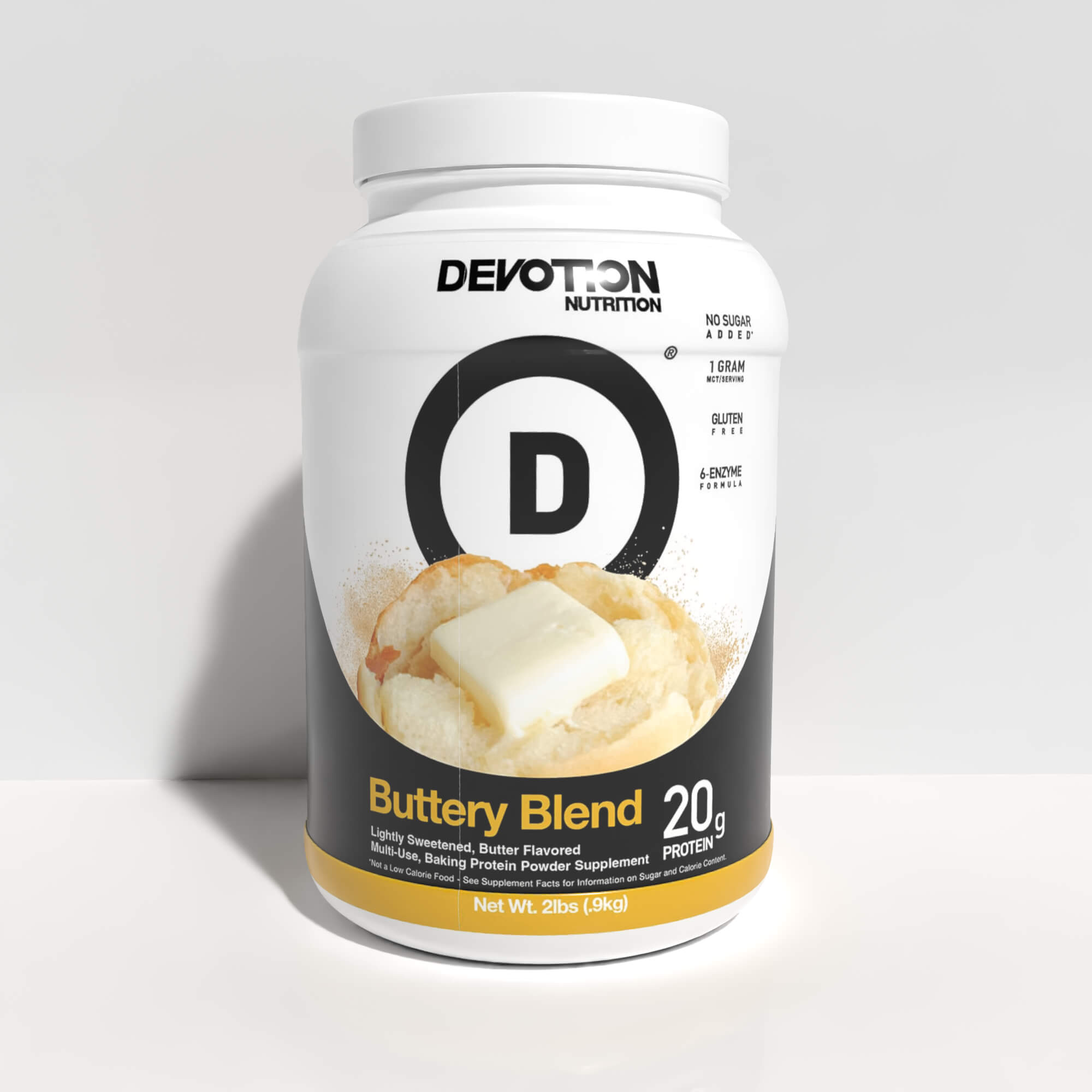Buttery Blend Flavor Protein, 2lb Tub - Devotion Nutrition