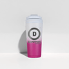 Devotion 26 oz Magenta/White Ombre Ice Shaker Bottle - Devotion Nutrition