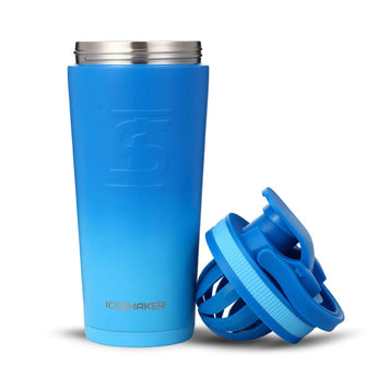 Devotion 26 oz Blue Hawaiian Ombre Ice Shaker Bottle - Devotion Nutrition