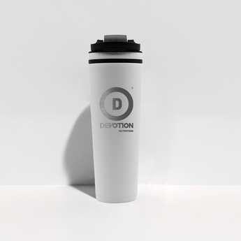 Devotion 32oz Slim Shaker Bottle  White