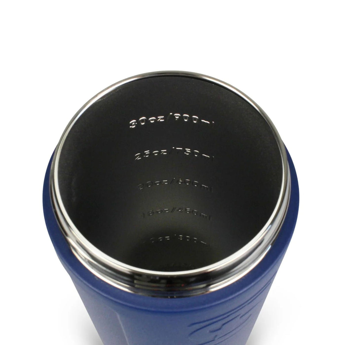 Devotion Nutrition 36oz Navy Ice Shaker for Shakes & Wellness - ounce markings