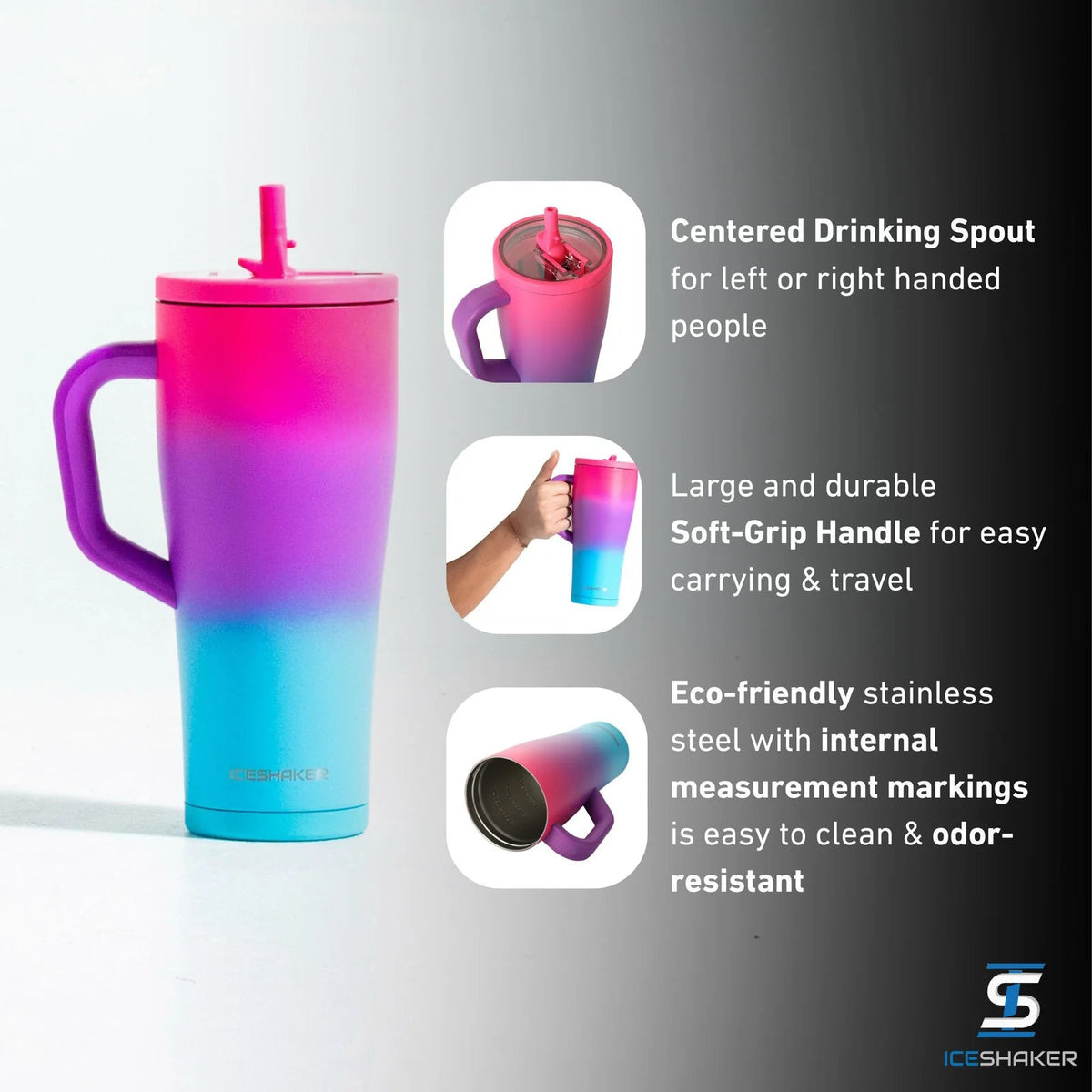 Devotion Nutrition | Devotion EPIC40 Stainless Steel Shaker Bottle, Sugar Rush