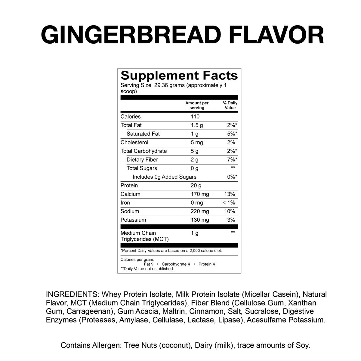 Gingerbread Flavor Protein 12-Pack - Devotion Nutrition