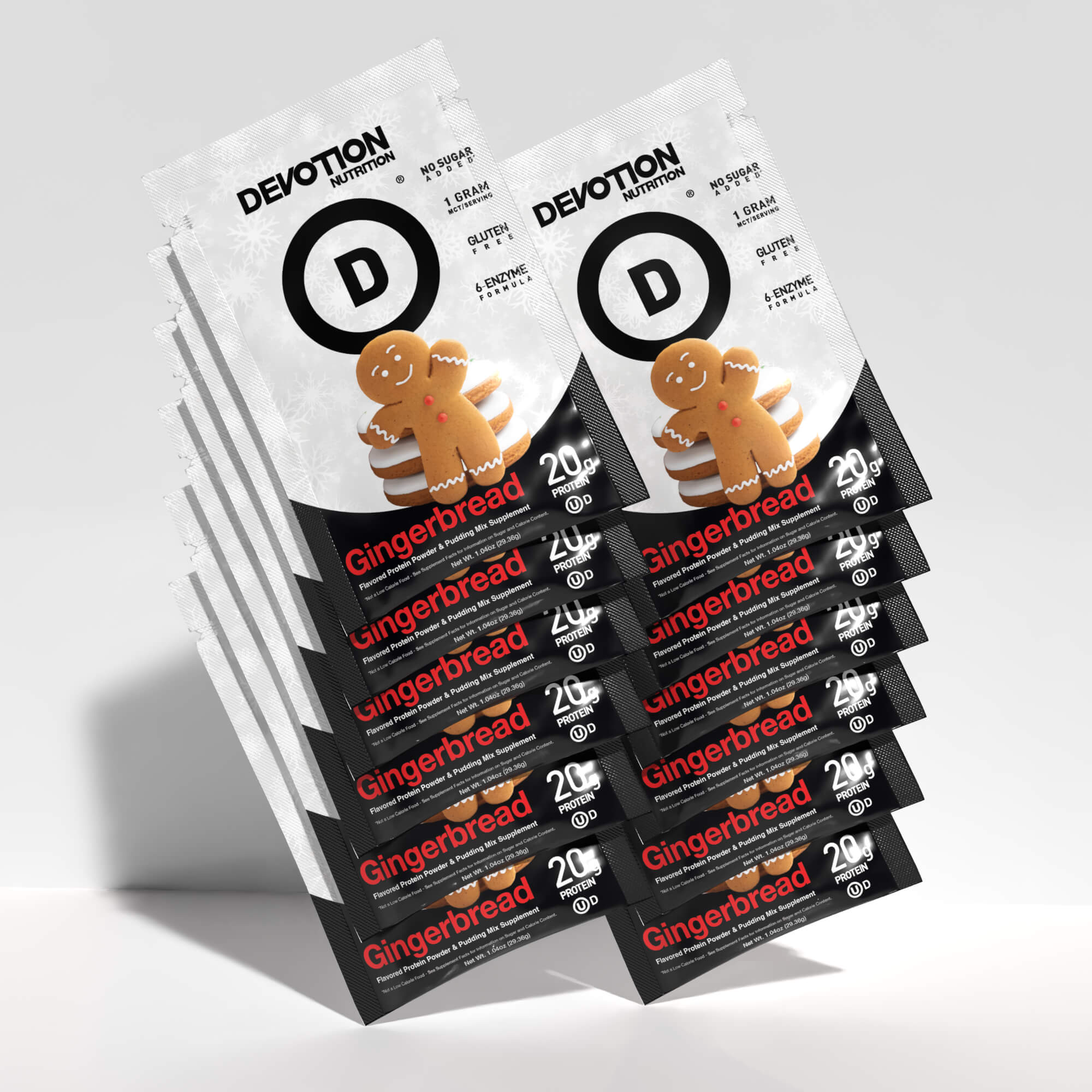 Gingerbread Flavor Protein 12-Pack - Devotion Nutrition
