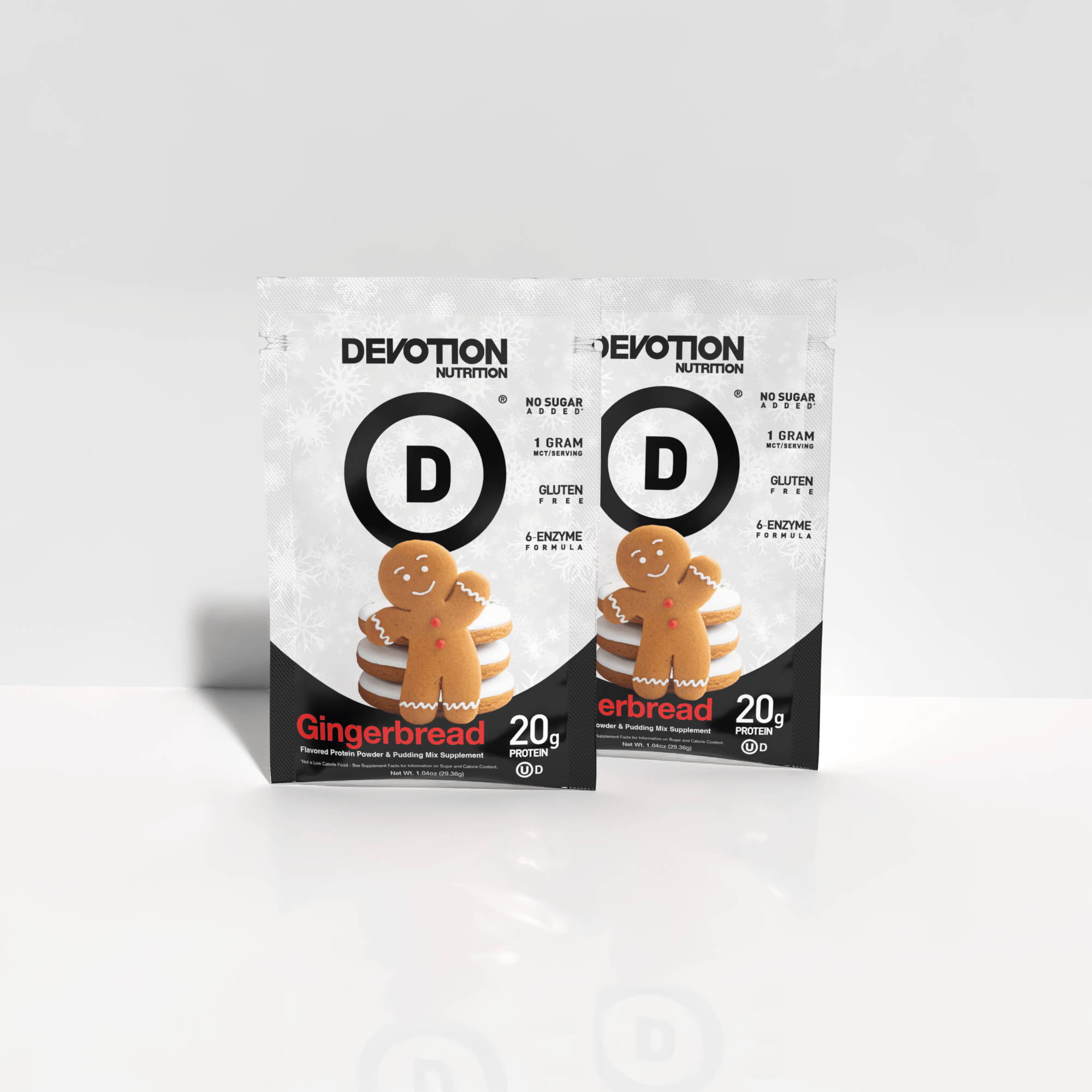 Gingerbread Flavor Protein Trial Pack, Seasonal - Devotion Nutrition