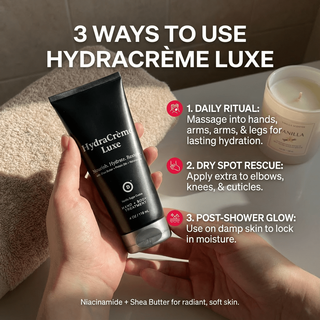 Devotion Nutrition | HydraCreme Luxe Hand + Body Treatment, Vanilla Sugar Cookie