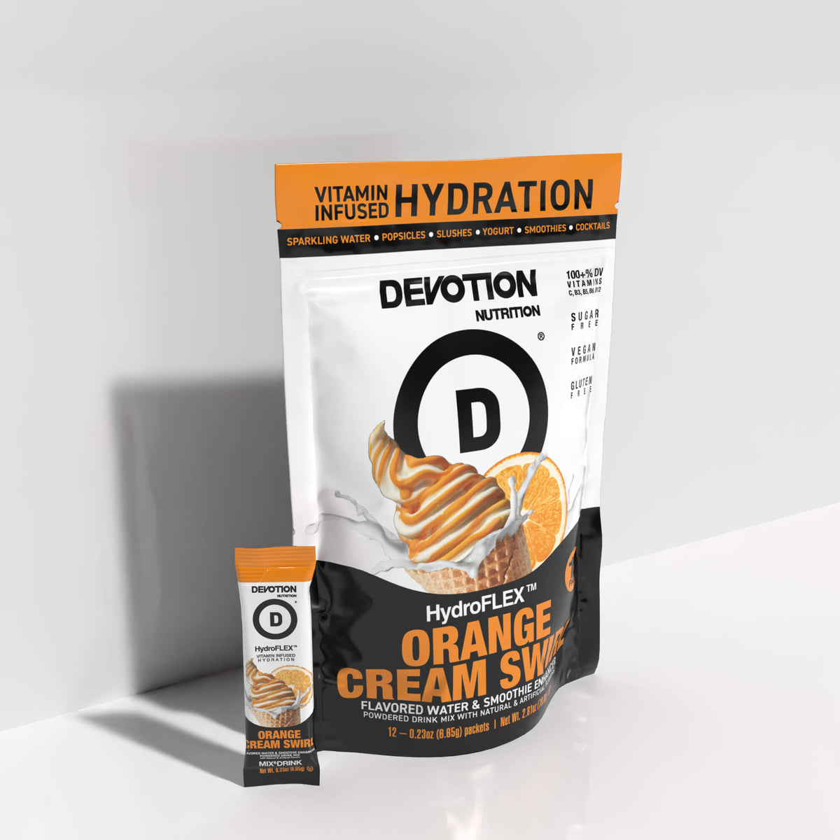 HydroFLEX™ Vitamin Infused Hydration | 12-PK Creamsicle - Devotion Nutrition
