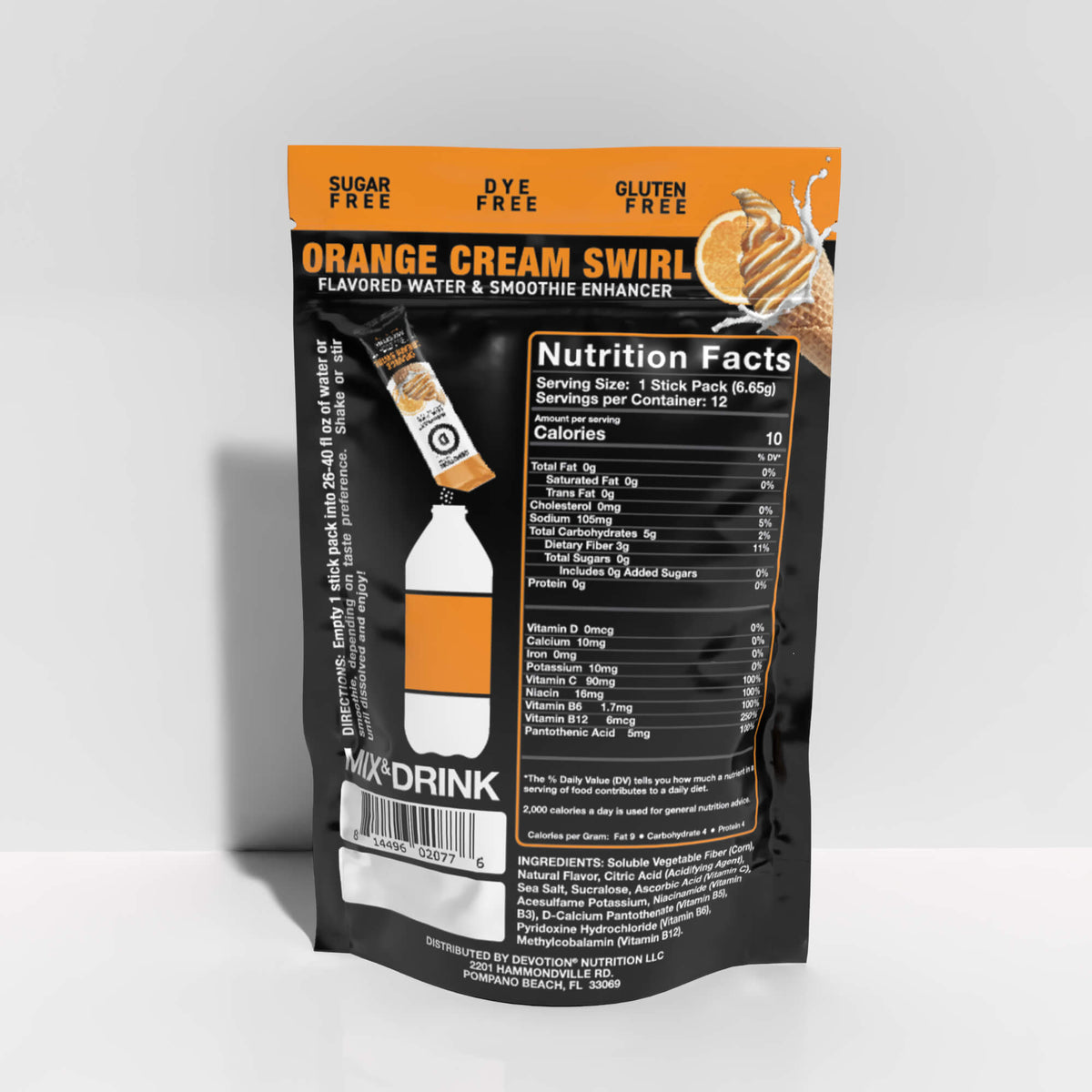HydroFLEX™ Vitamin Infused Hydration | 12-PK Creamsicle - Devotion Nutrition