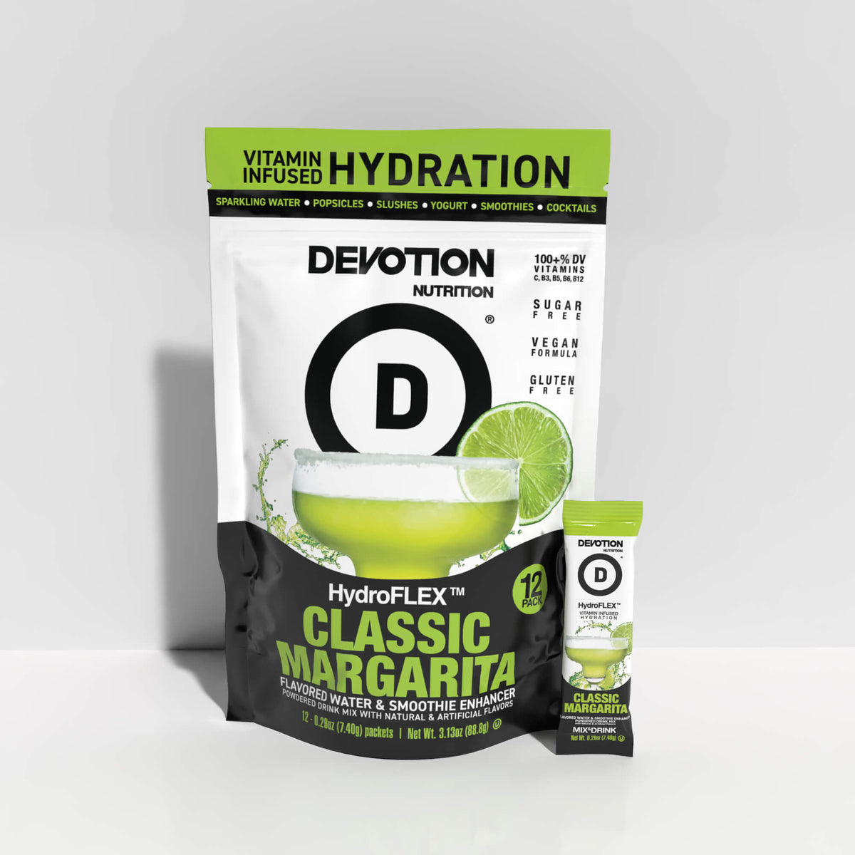 HydroFLEX™ Vitamin Infused Hydration | 12-PK Margarita - Devotion Nutrition