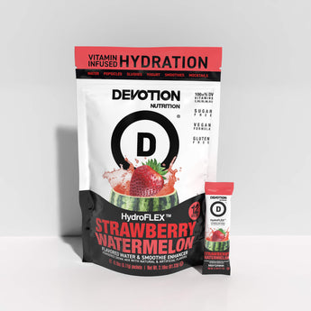 HydroFLEX™ Vitamin Infused Hydration | 12-PK Strawberry Watermelon - Devotion Nutrition