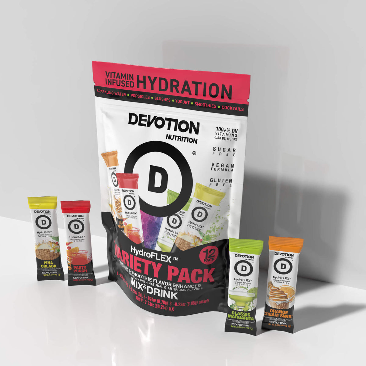 HydroFLEX™ Vitamin Infused Hydration | 12-PK Variety - Devotion Nutrition