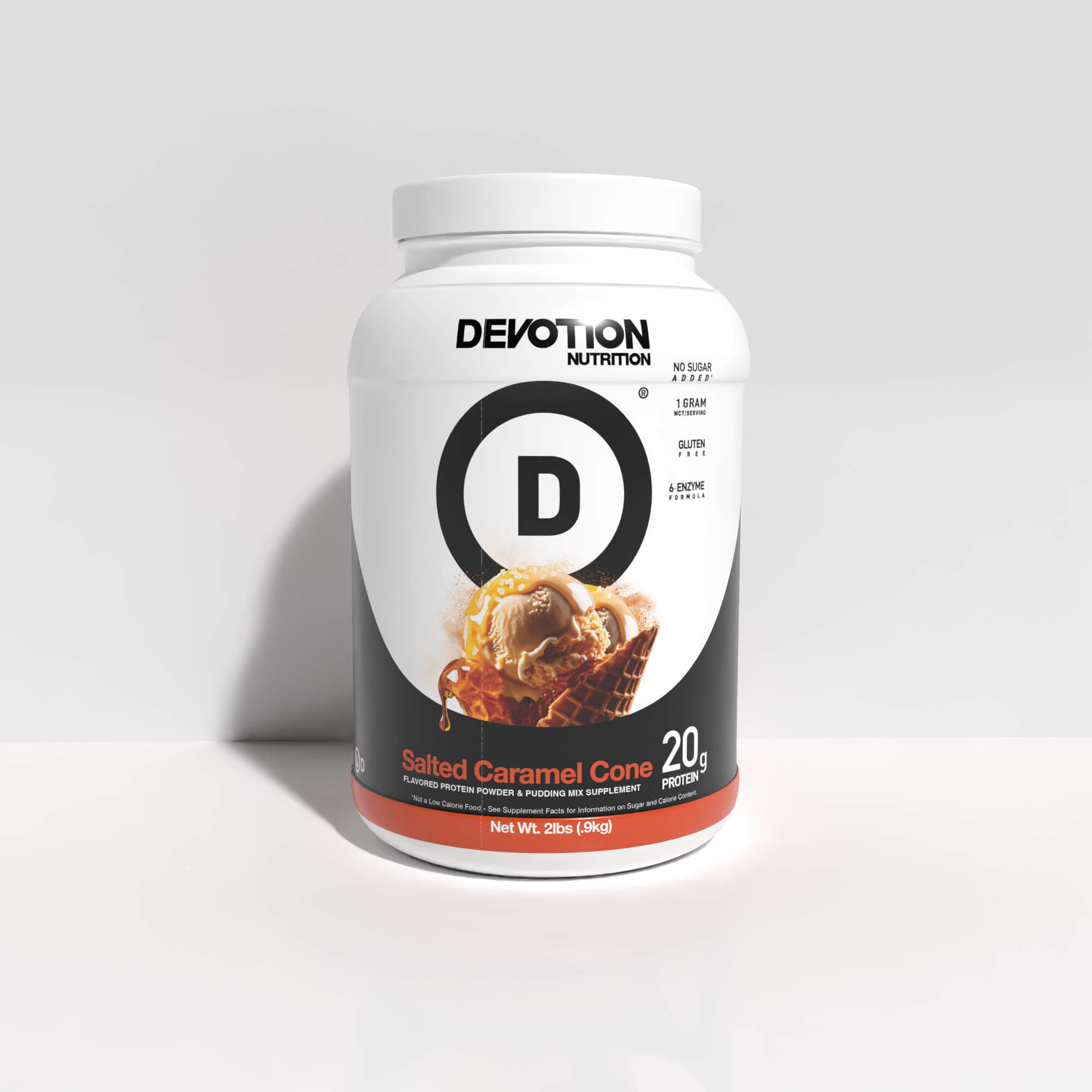 Salted Caramel Cone Flavor Protein, 2lb Tub - Devotion Nutrition