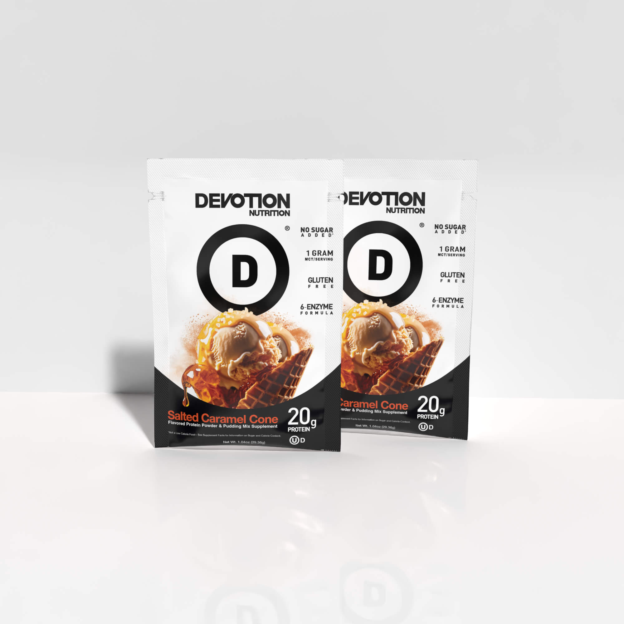 Salted Caramel Cone Flavor Protein Trial Pack - Devotion Nutrition