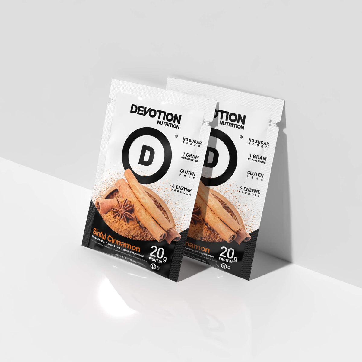 Sinful Cinnamon Flavor Protein Trial Pack - Devotion Nutrition