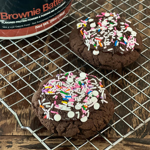 chocolate protein crumble cookie